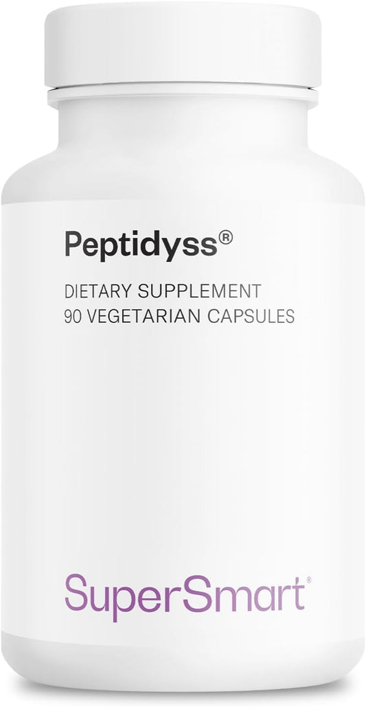 High Potency Peptidea Fish Protein Hydrolysate Supplement - 1200mg Daily - Amino Acids & Peptides Complex - Non-GMO - 90 Capsules