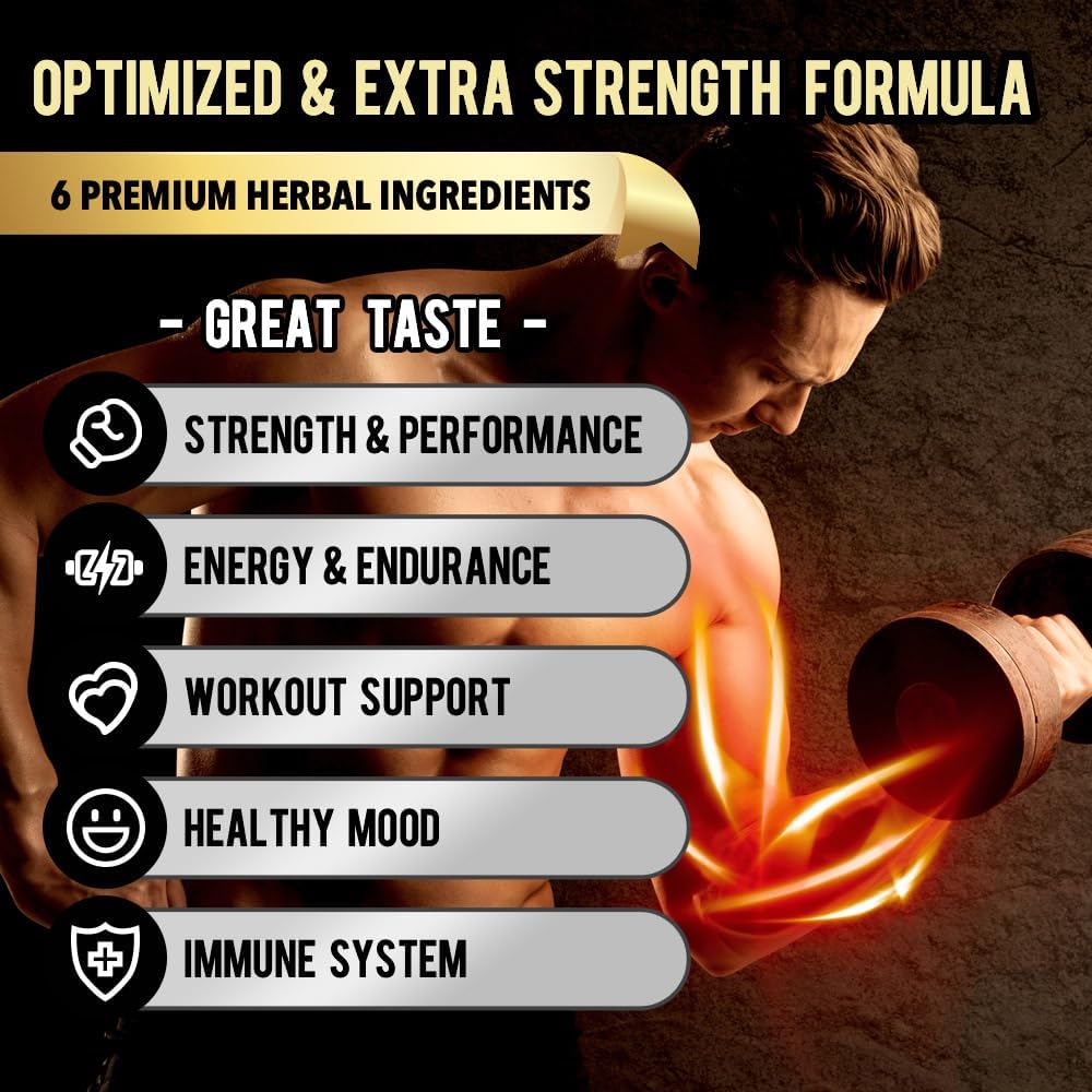 High Potency Peruvian Maca Root Powder Blend with L-Arginine for Men and Women - 15,000 mg - Vegan - Lab Tested