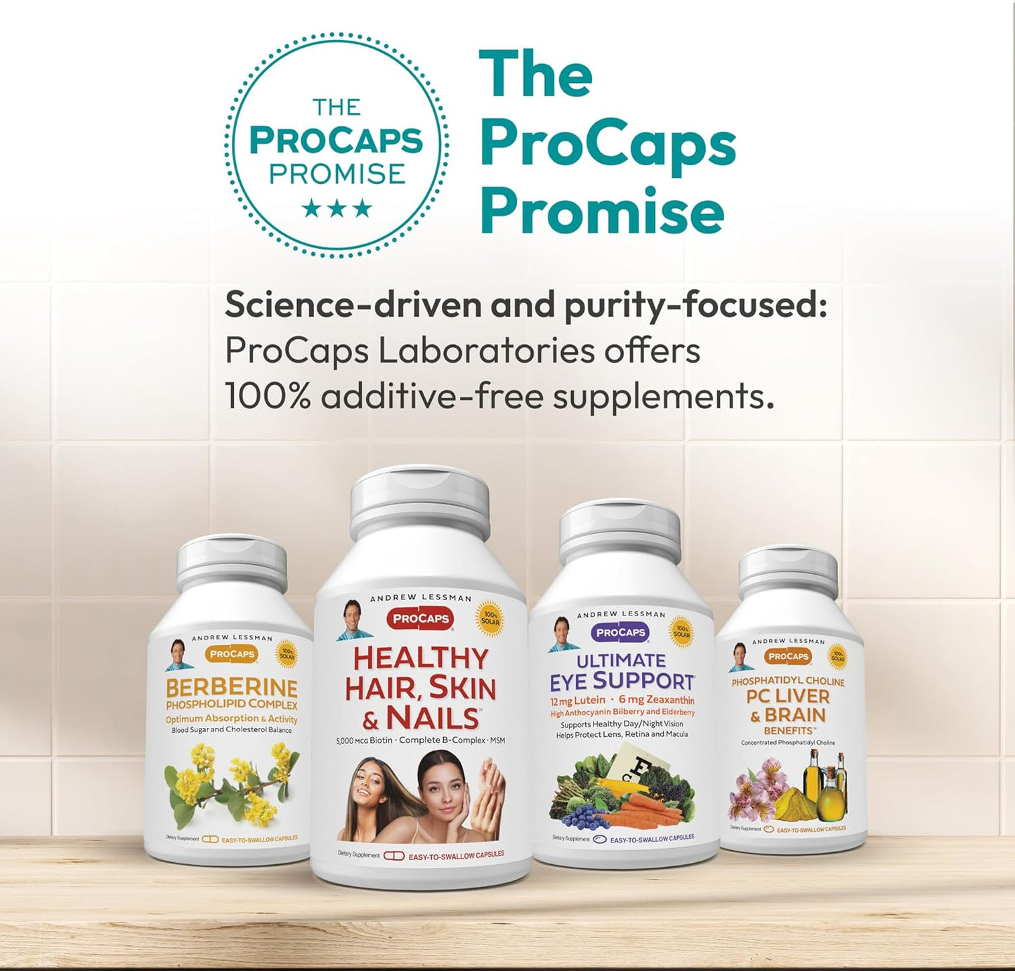 High-Potency Pomegranate 40-40 Complex Capsules - Natural Extract for Body Protection from Free Radicals. No Sugar, Calories, Sweeteners, Preservatives. No Additives.