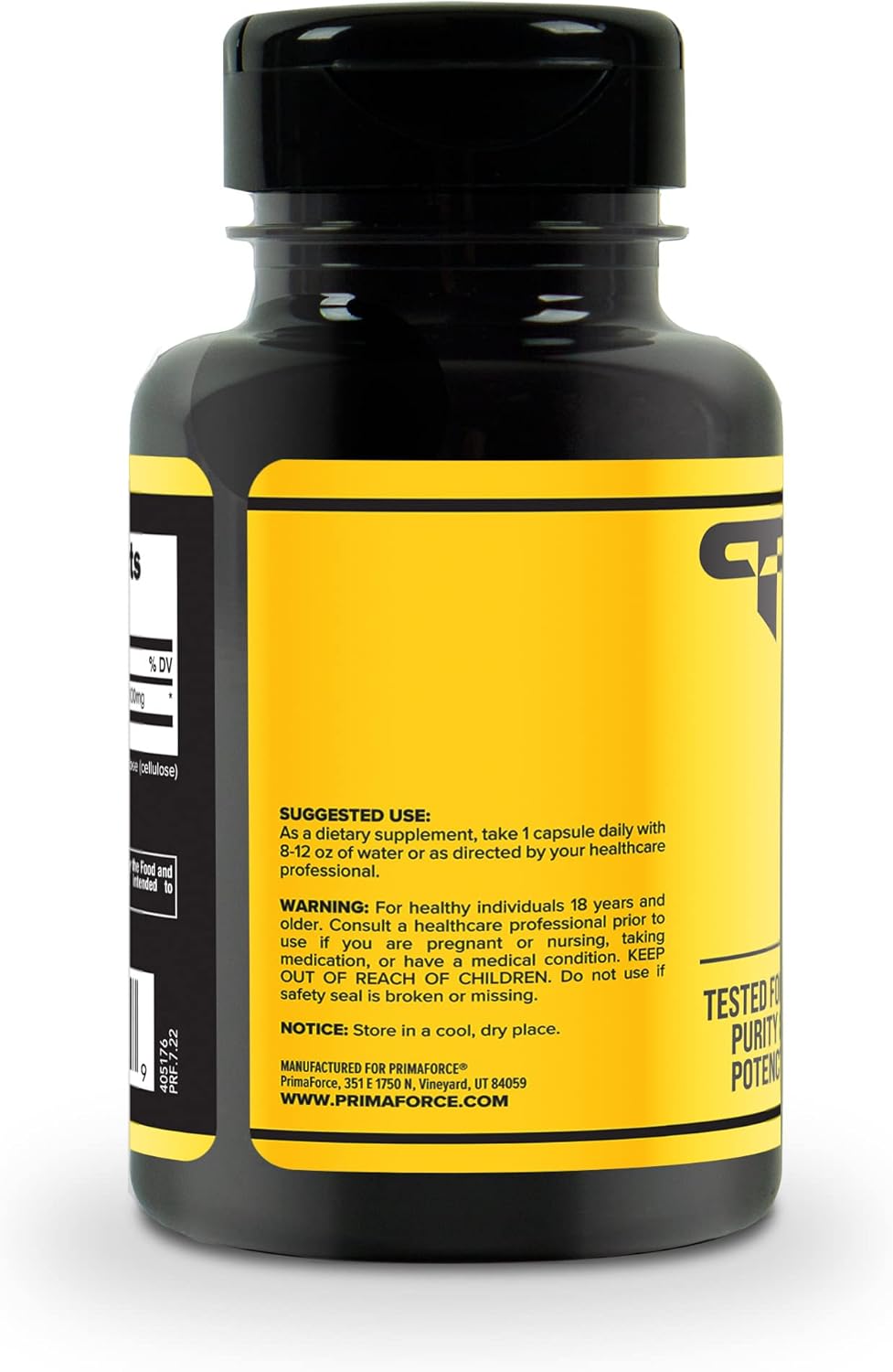 High Potency Primaforce 5-HTP Supplement - 120 Capsules, 100mg Per Serving