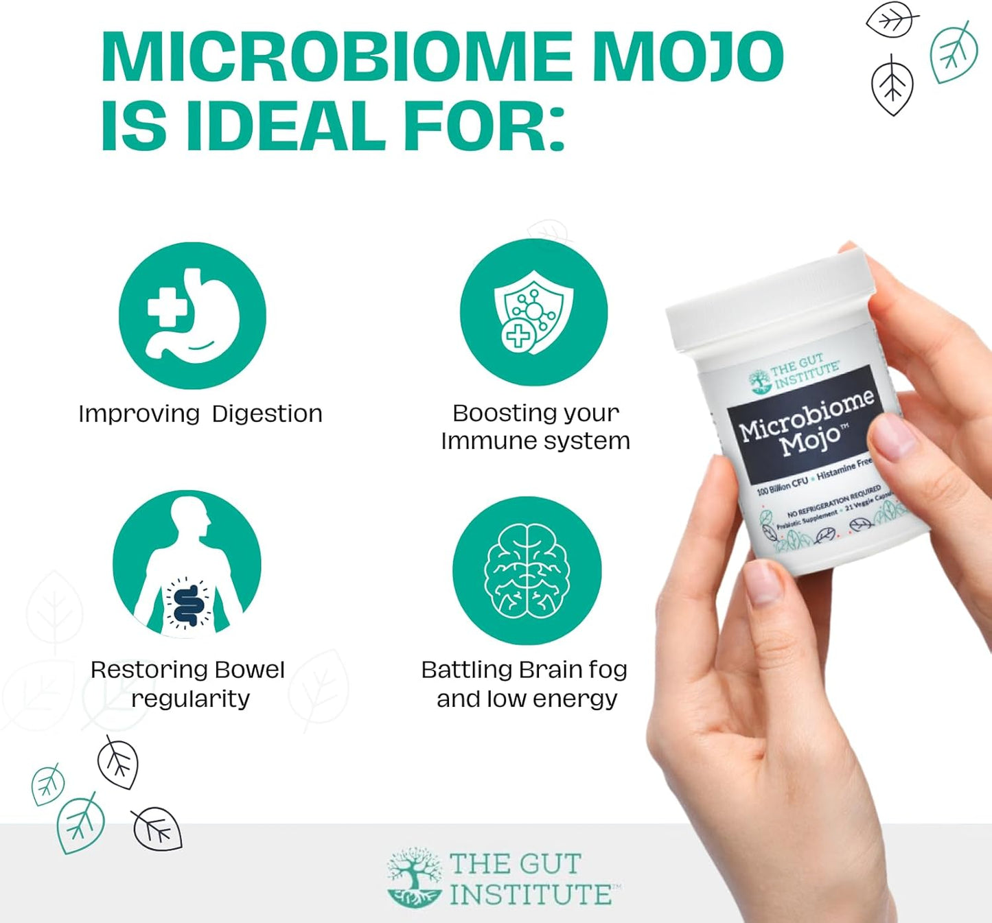 High Potency Probiotic Bundle for Gut Health: Microbiome Mojo & Bifido Maximus - Boost Immunity, Balance Hormones, Elevate Mood - 9 Powerful Strains