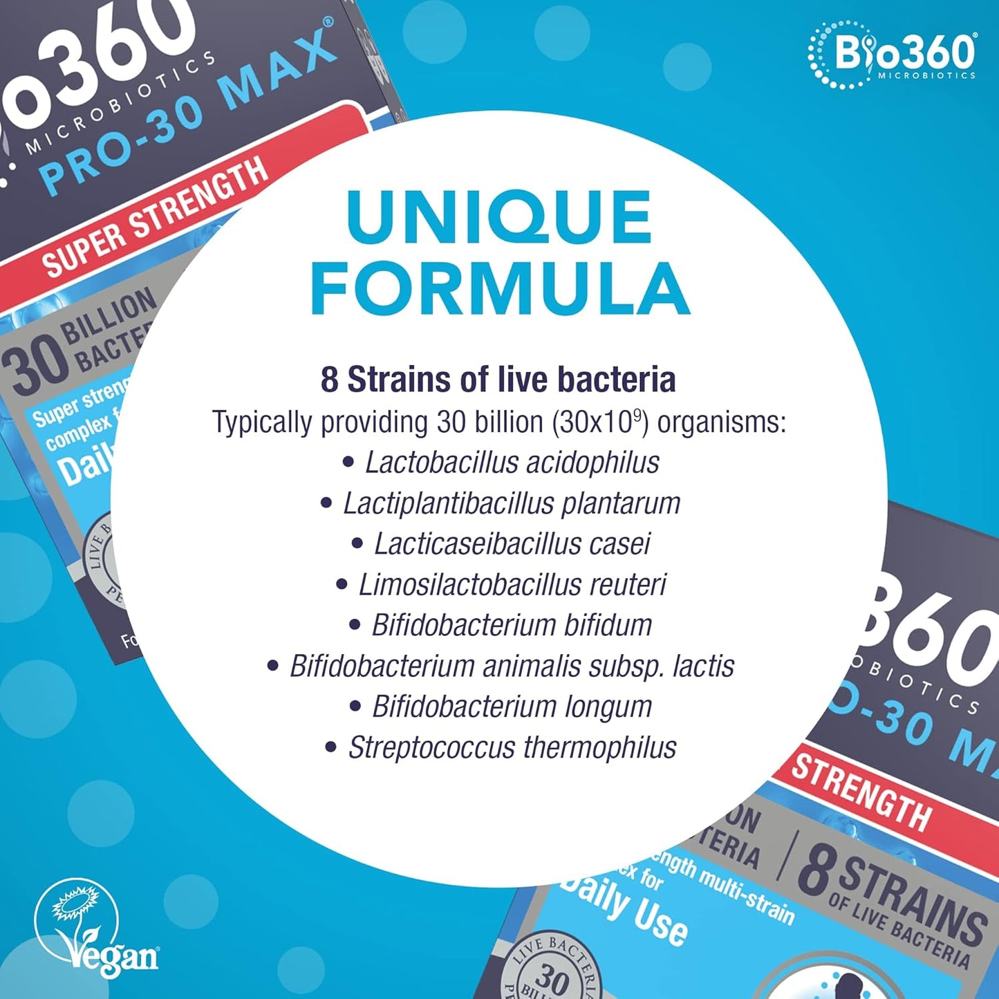 High Potency Probiotic Supplement, 30 Capsules by Natures Aid