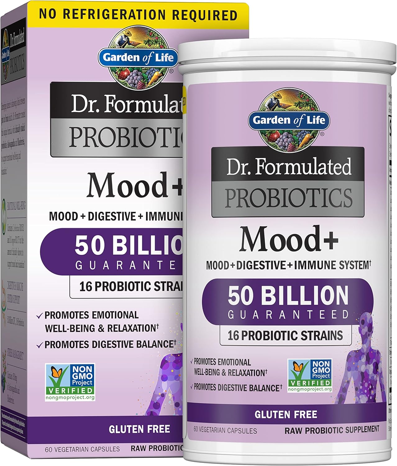 High Potency Probiotic & Zinc Supplement for Mood Support - Garden of Life Dr. Formulated Raw Multimineral Formula