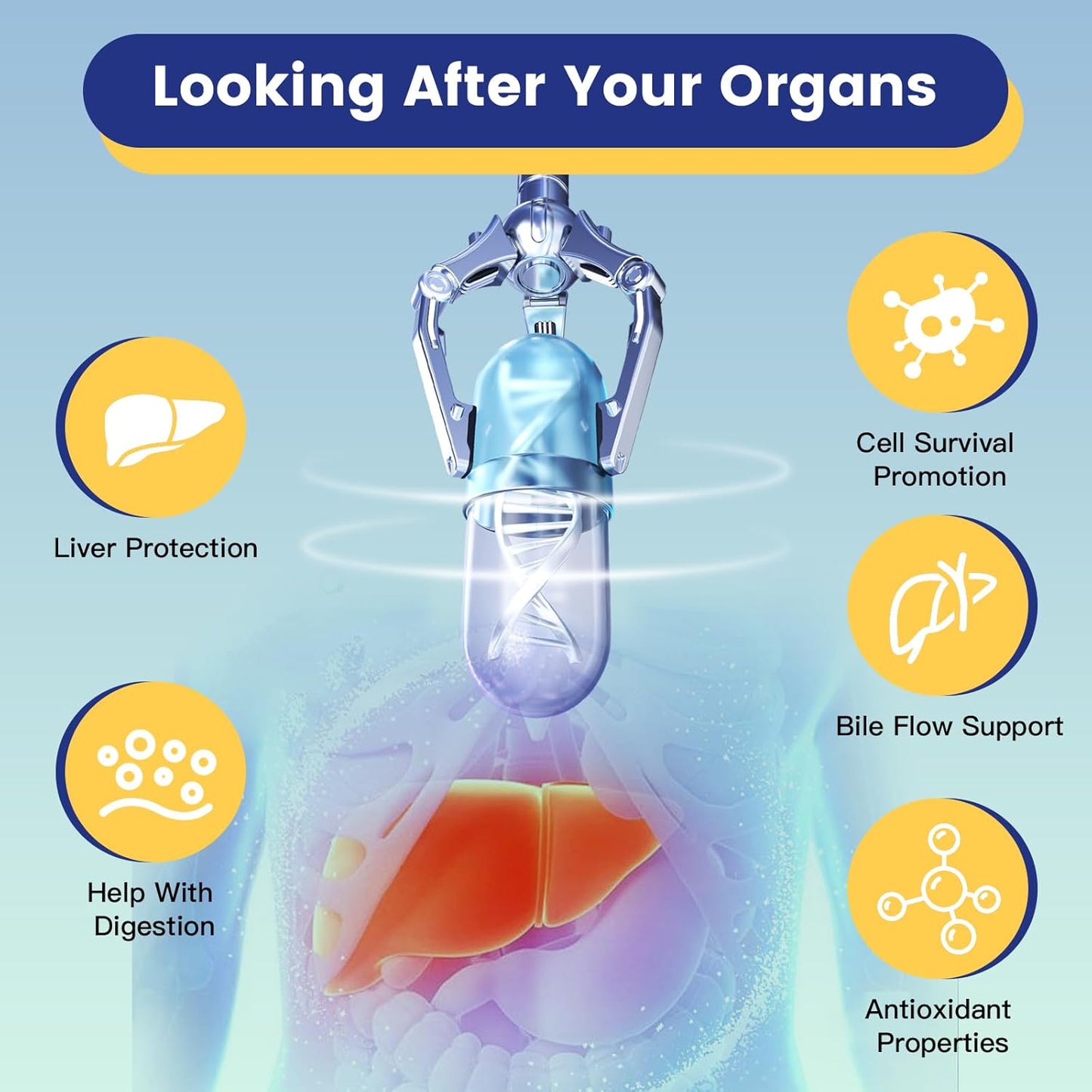 High Potency Pure TUDCA Supplement 1500mg for Liver Cleanse & Repair - Non GMO, Made in USA - 120 Capsules