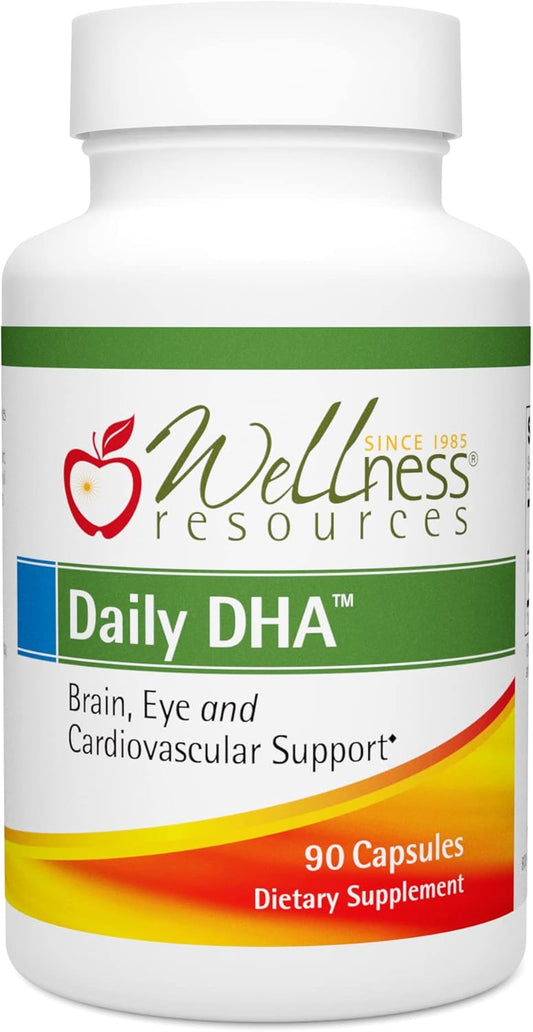 High Potency & Purity Daily DHA Fish Oil in TG Form - 90 Capsules for Wellness Support