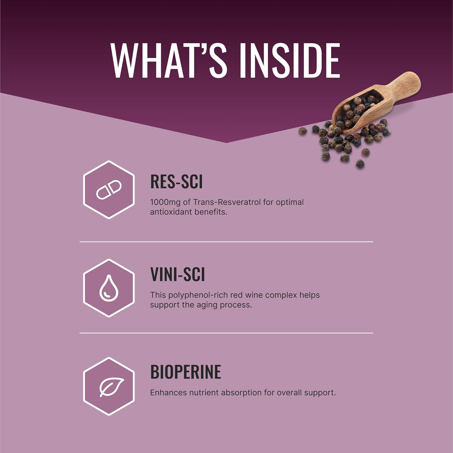 High Potency Resveratrol Supplement - 1000mg Trans Resveratrol, 250mg Polyphenol, 98% Purity - Includes Bioperine - 380 Vegan Capsules - 2 Bottles