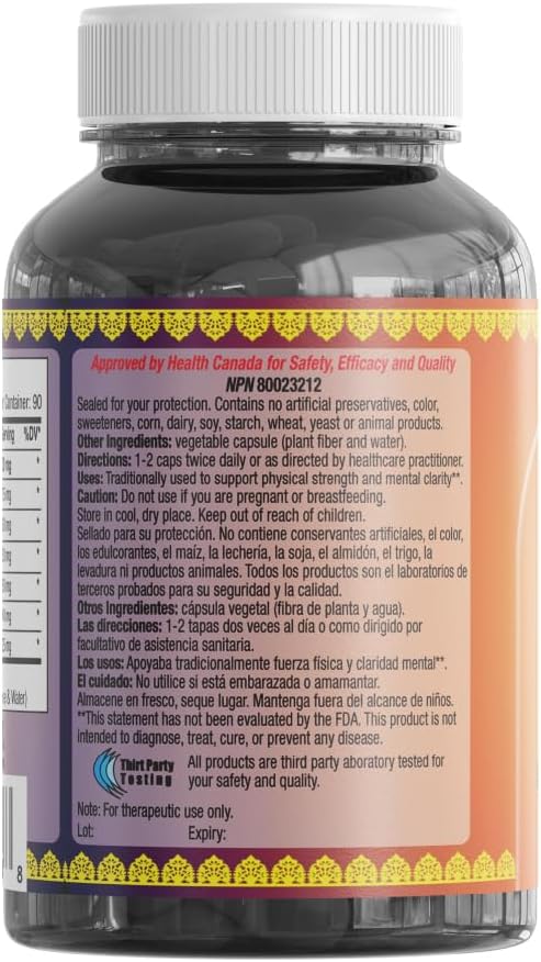 High Potency Sewanti Holy Basil Plus Ayurvedic Series 22:1 Extract Immune Booster Formula - 90 Vegan Capsules