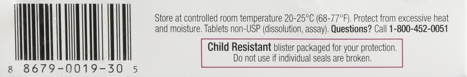 High Potency Slow-Release Iron Supplement - Gentle on Your System - 90 Tablets in Total