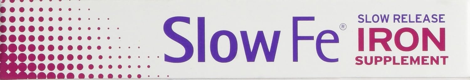 High Potency Slow-Release Iron Supplement - Gentle on Your System - 90 Tablets in Total