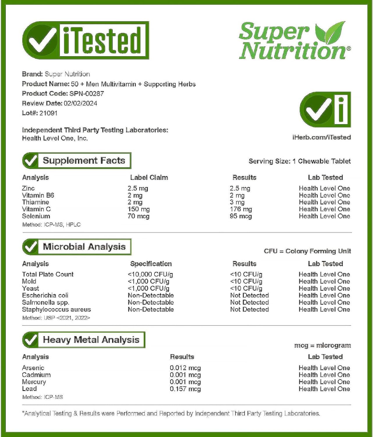 High-Potency SuperNutrition Multi-Vitamin Chewable Tablets for Men 50+ - Wild Berry Flavor - 90 Count, 3 Month Supply