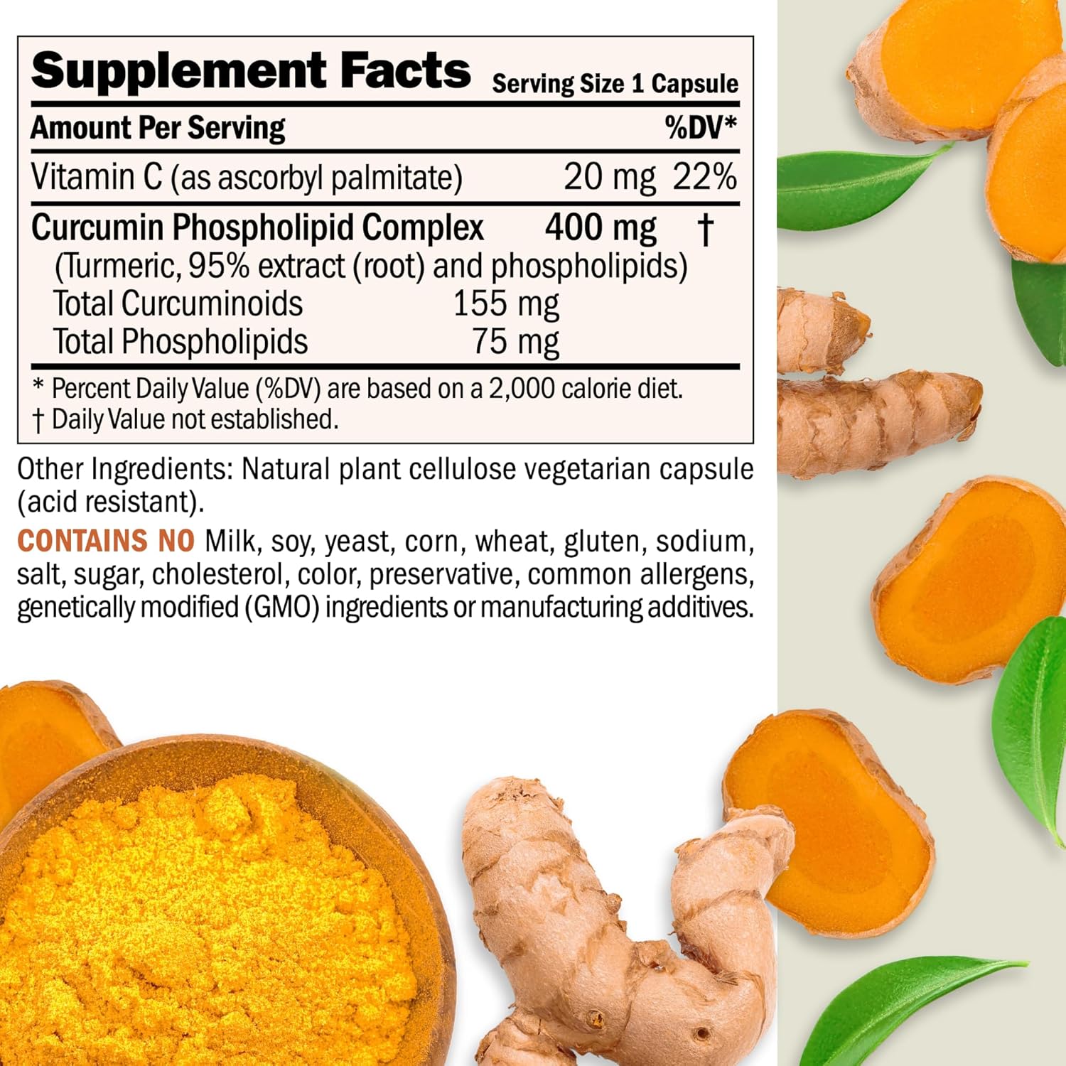 High Potency Turmeric Capsules with 95% Curcuminoids - Enhanced Absorption, 240 Count Easy Swallow Pills by ANDREW LESSMAN
