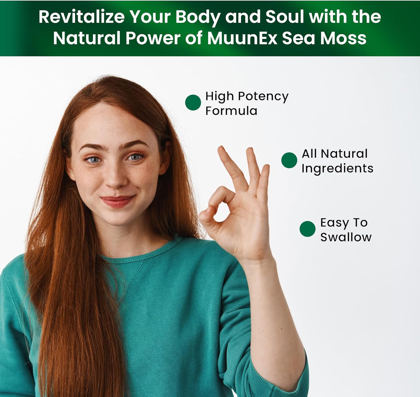 High-Potency Vegan Sea Moss Capsules with Bladderwrack and Burdock Root for Overall Health and Immunity Support - Made in The USA - 60 Superfood Capsules