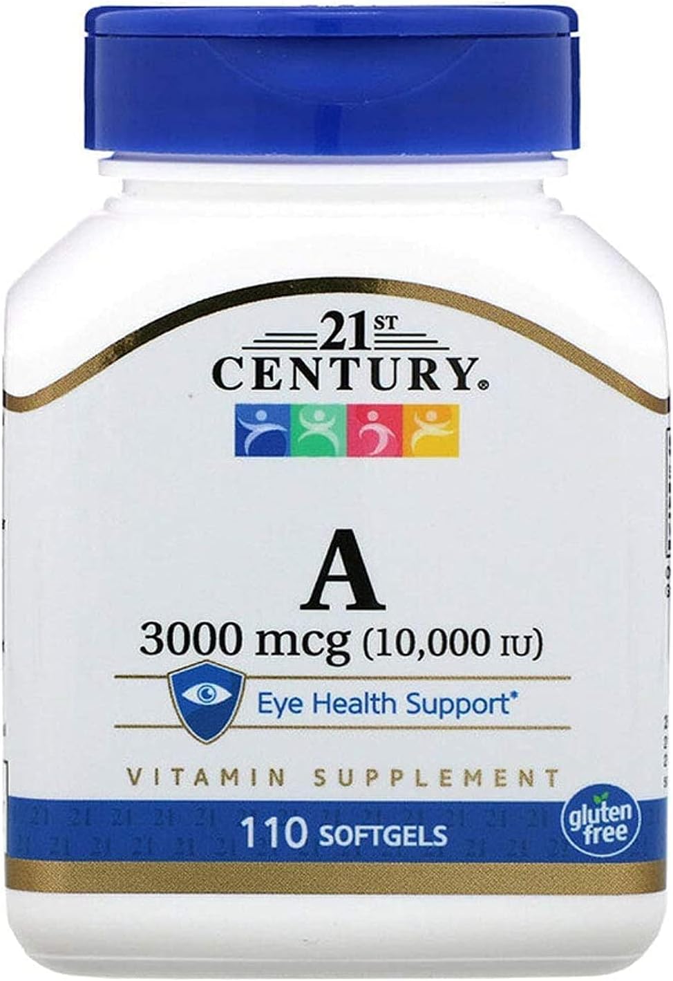 High Potency Vitamin A Softgels - 10,000iu - 110 Count - 21st Century