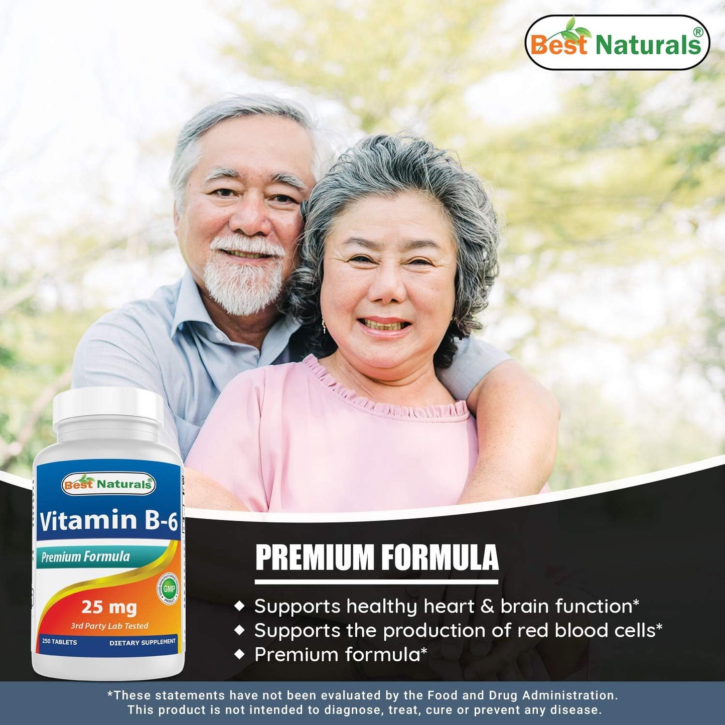 High Potency Vitamin B2 (Riboflavin) 400mg & B-6 25mg Supplement for Energy and Metabolism Support