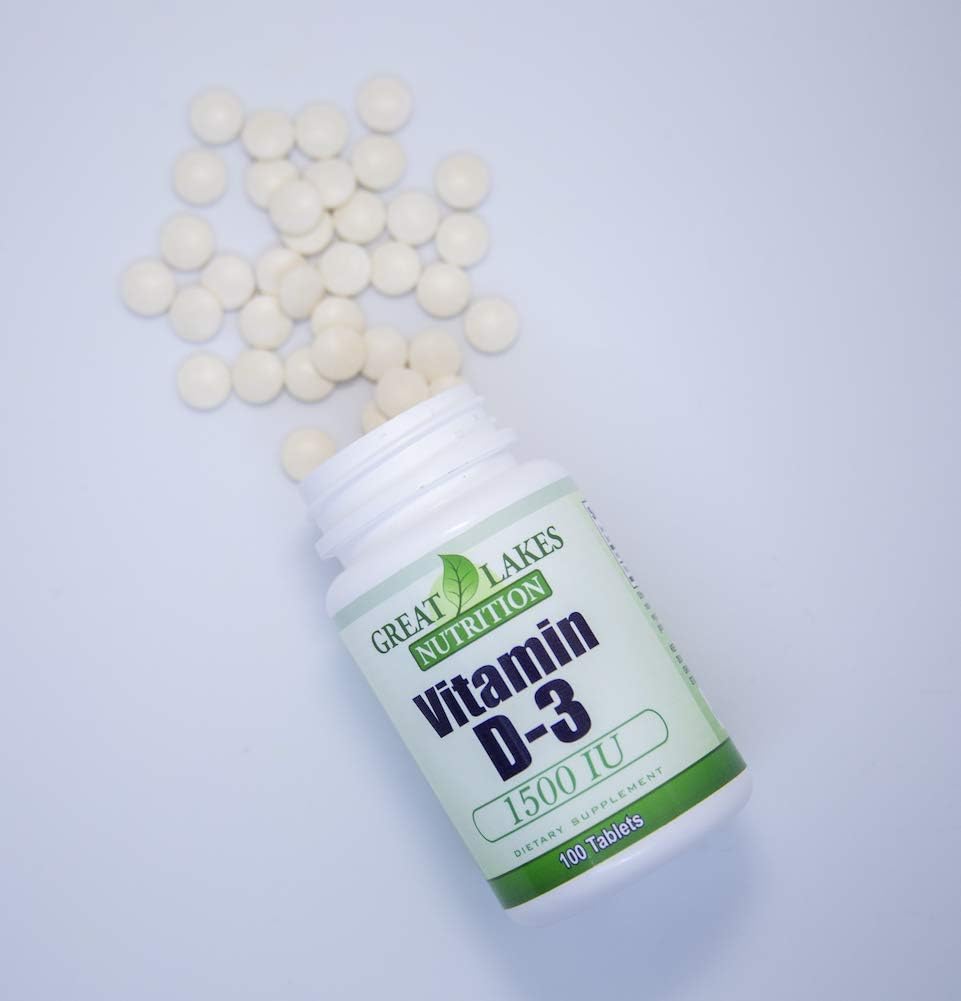 High Potency Vitamin D-3 1,500 IU for Immune Function & Healthy Bones (3 Pack) - 300 Count