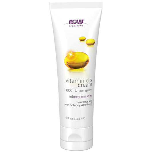 High-Potency Vitamin D-3 Cream with Intense Moisture - 4-Ounce Jar - 1,000 IU Per Gram