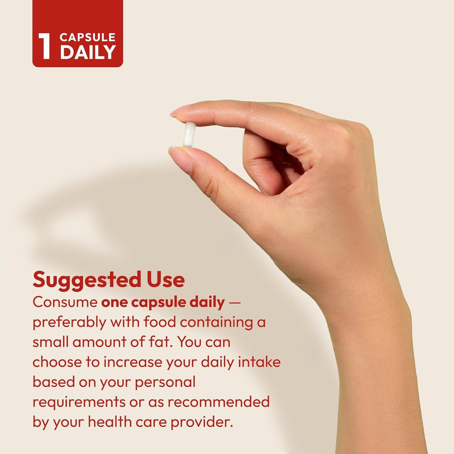 High Potency Vitamin D3 5000 IU Capsules for Bone Health, Muscle Function, and Immune Support - Easy to Swallow