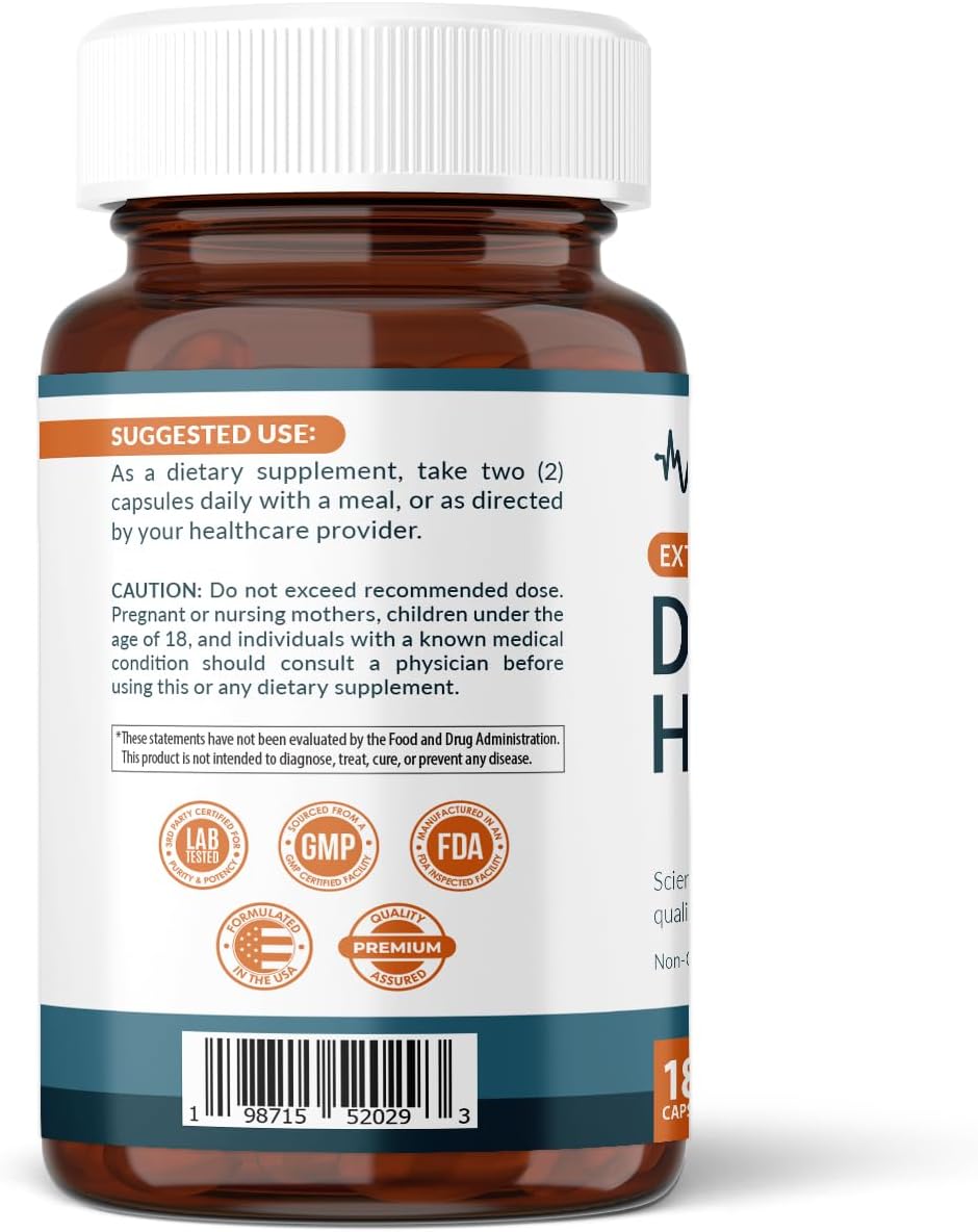 High Potency VitaPulse Hesperidin Supplement - 1000mg Per Serving (180 Capsules) - 3 Month Supply