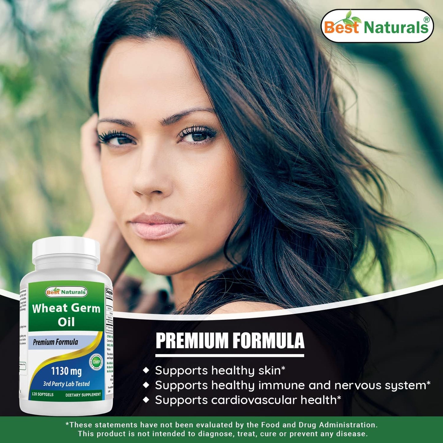 High Potency Wheat Germ Oil Softgels - 3390mg Total - 360 Count - Pack of 3