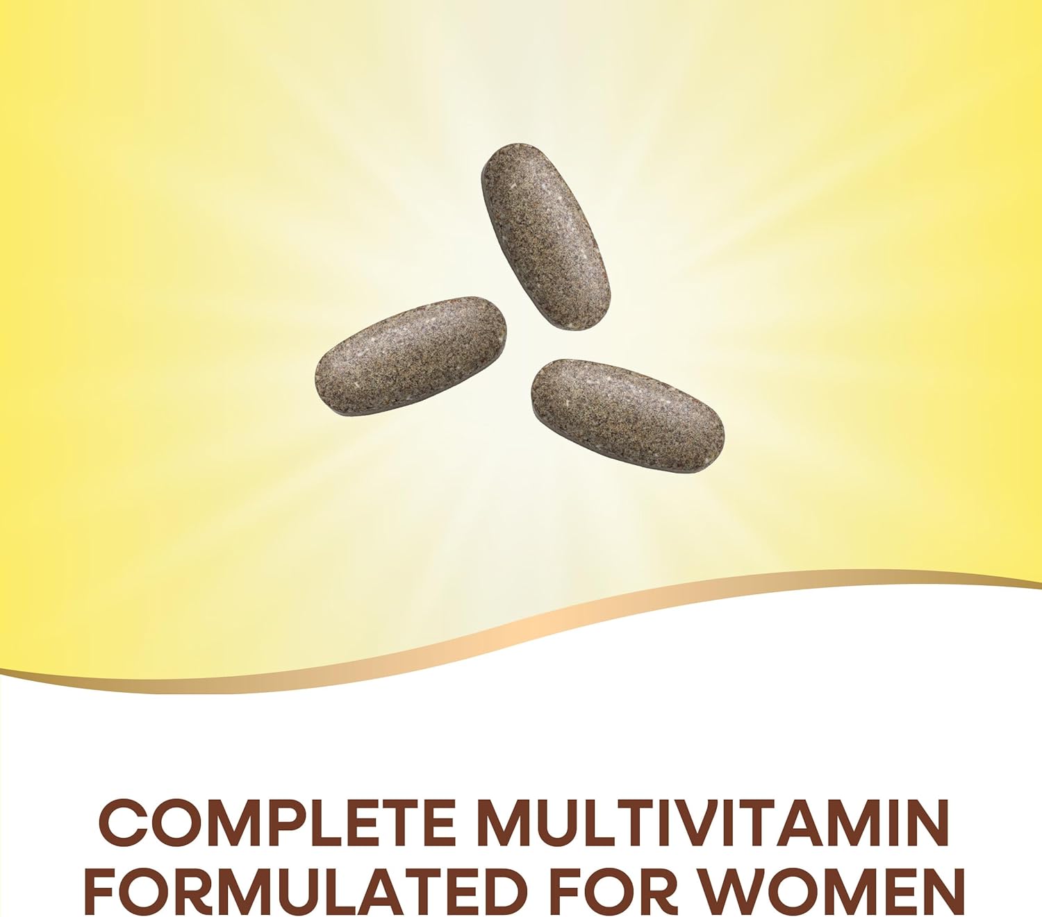 High-Potency Women's Multivitamin with B-Vitamins for Energy, Heart, and Bone Health, 90 Tablets