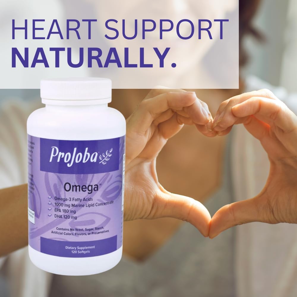 High-Potency Youngevity Projoba Omega™ Softgels with 1000 mg Omega-3 for Brain and Heart Health - Pack of 240