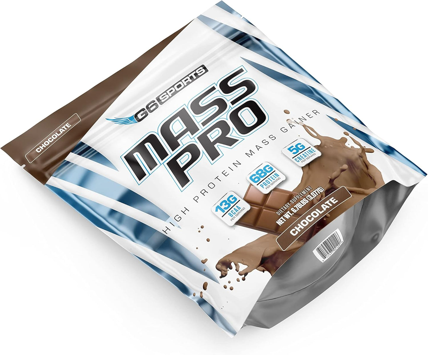 High Protein Mass Gainer with Avocado & Coconut Oil Powder - Chocolate Flavor - 7lb Bag