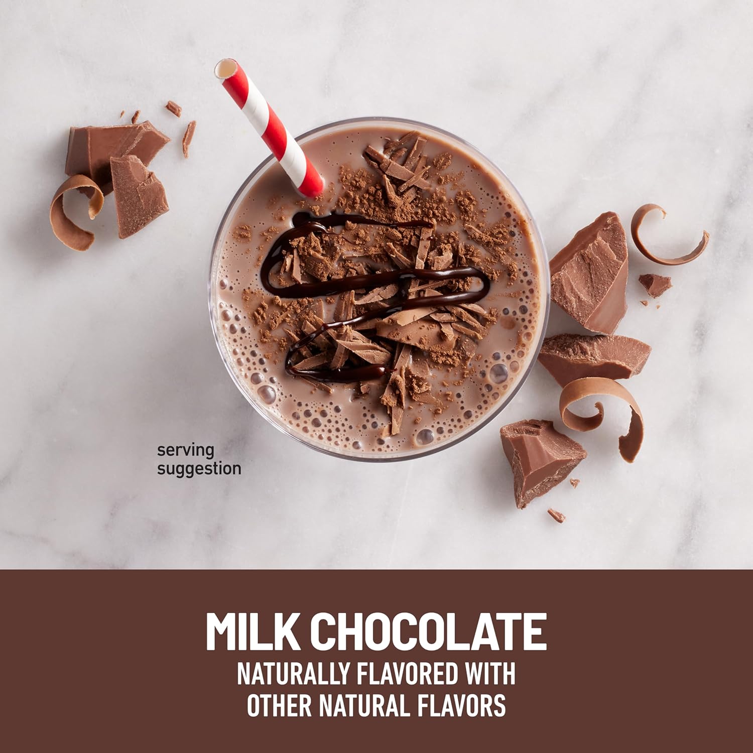 High Protein Meal Replacement Shake - SlimFast Milk Chocolate Shake with 20g Protein, Low Carb, Low Sugar, 24 Vitamins and Minerals - 11 Fl Oz Ready to Drink (Pack of 12)