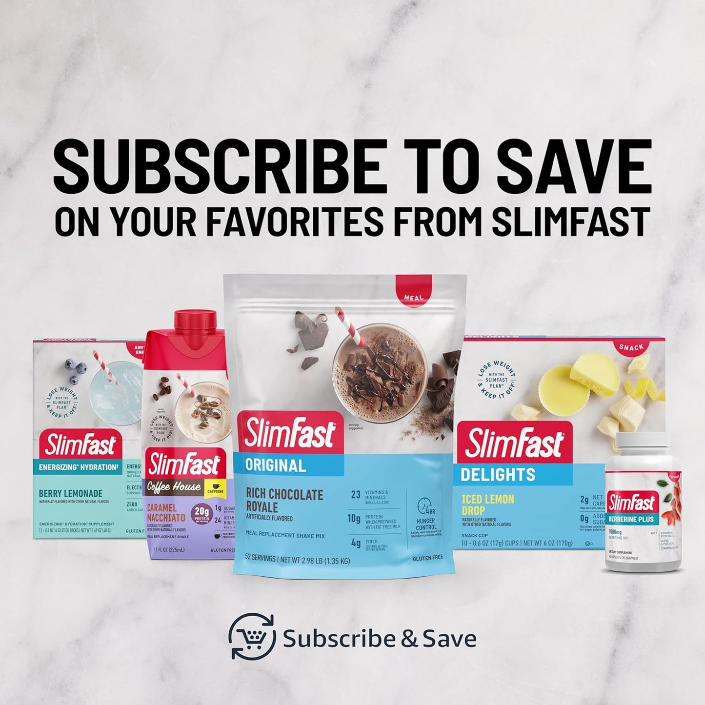 High Protein Meal Replacement Shake - SlimFast Milk Chocolate Shake with 20g Protein, Low Carb, Low Sugar, 24 Vitamins and Minerals - 11 Fl Oz Ready to Drink (Pack of 12)