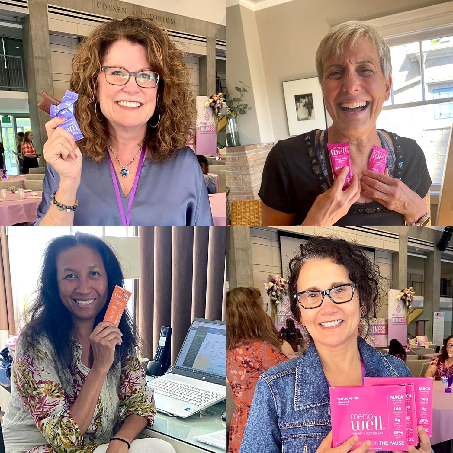 High Protein Menopause Energy Bars, Double Chocolate Brownie & Peanut Butter Chocolate, 20 Count (1 Box of Each), Formally Bossa Bar