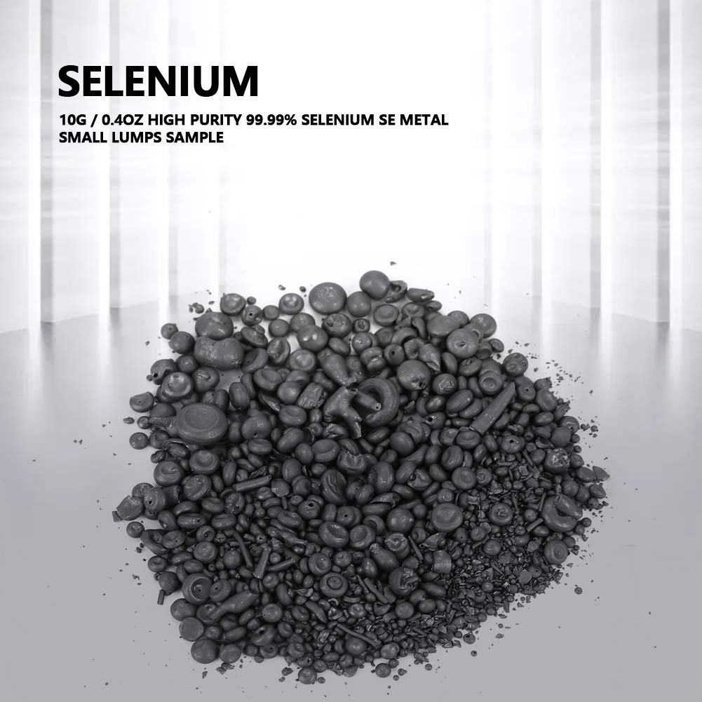 High Purity 99.99% Selenium Metal Small Lumps Sample 10g for Industrial Welding
