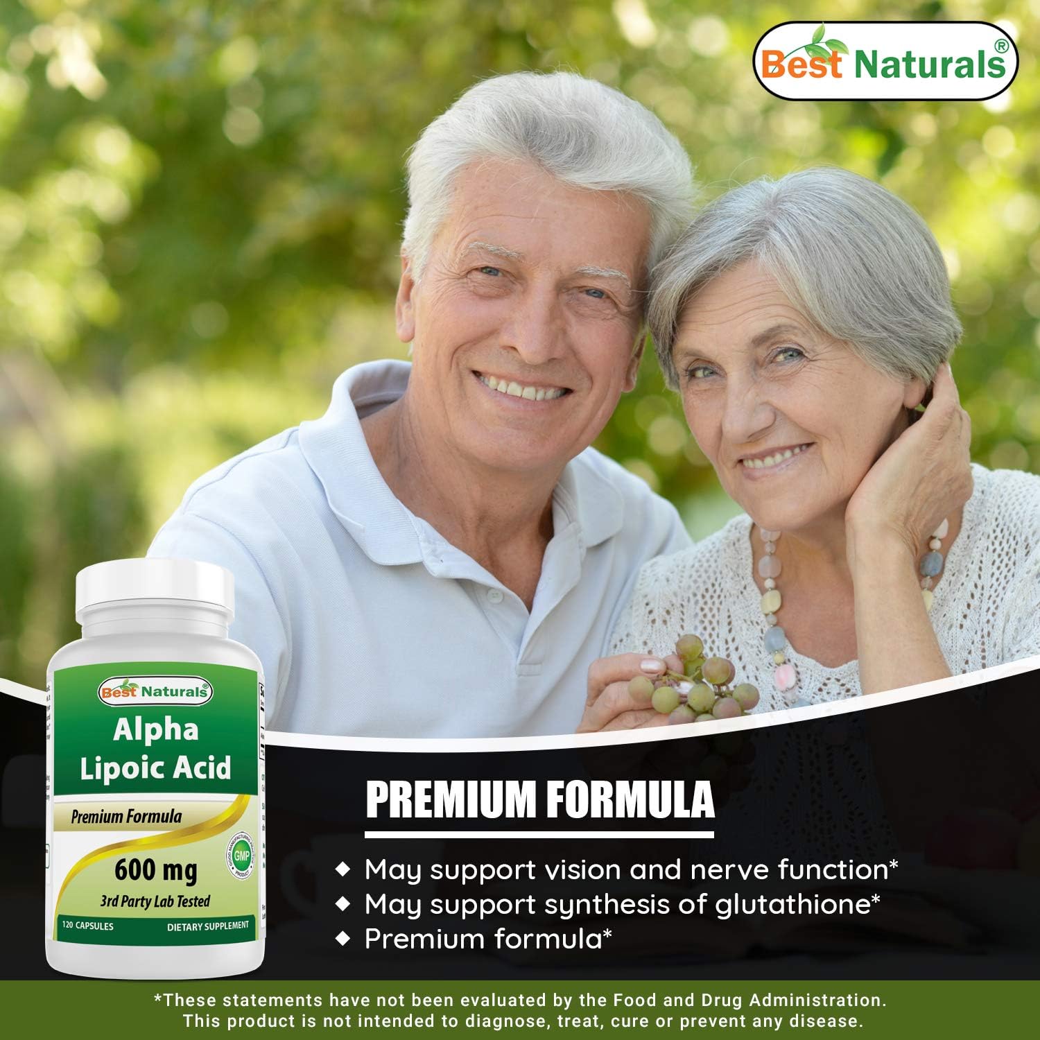 High-Quality Acetyl L-Carnitine 500mg and Alpha Lipoic Acid 600mg Supplement for Optimal Wellness