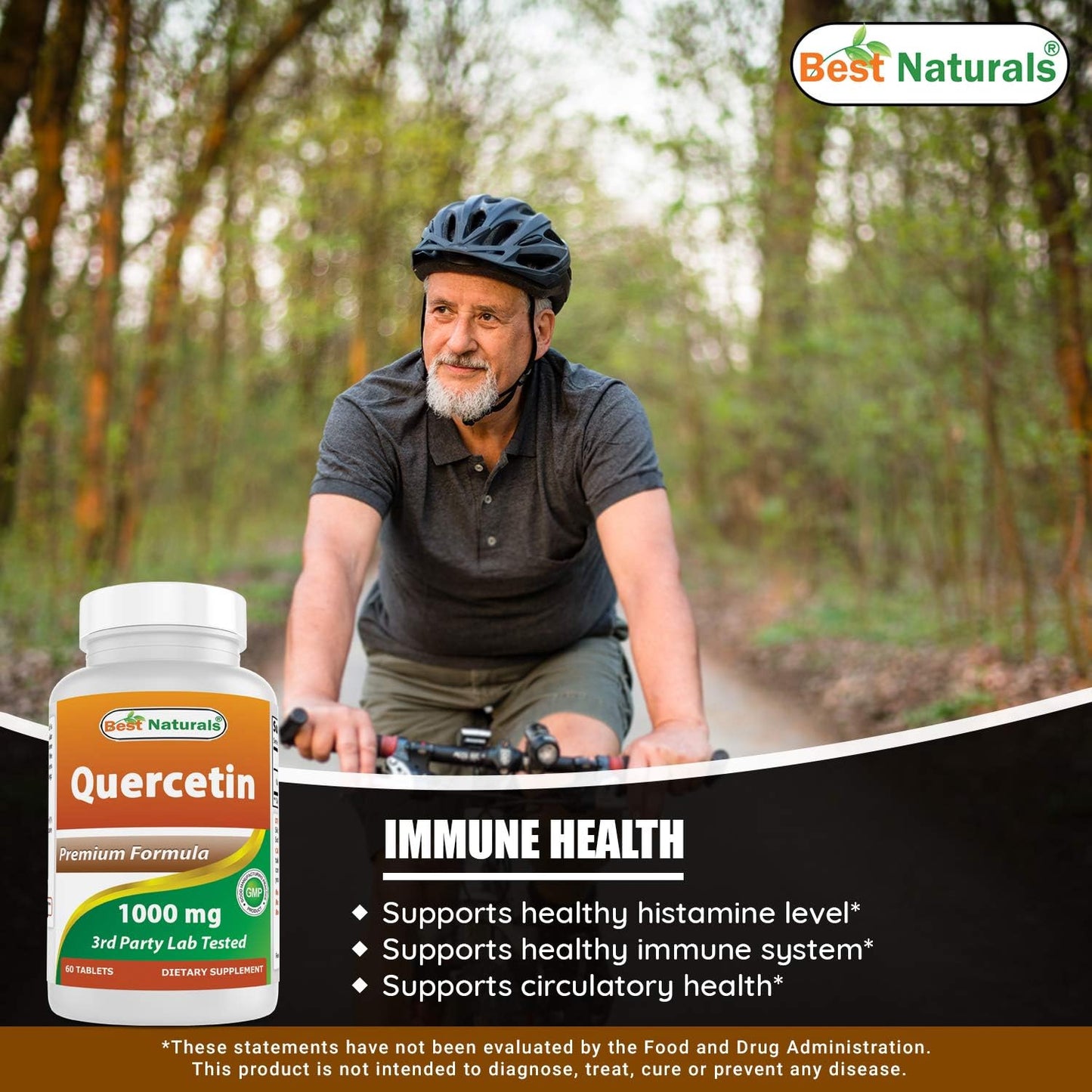 High-Quality Apple Pectin and Quercetin Supplement - 700 mg & 1000 mg Formula