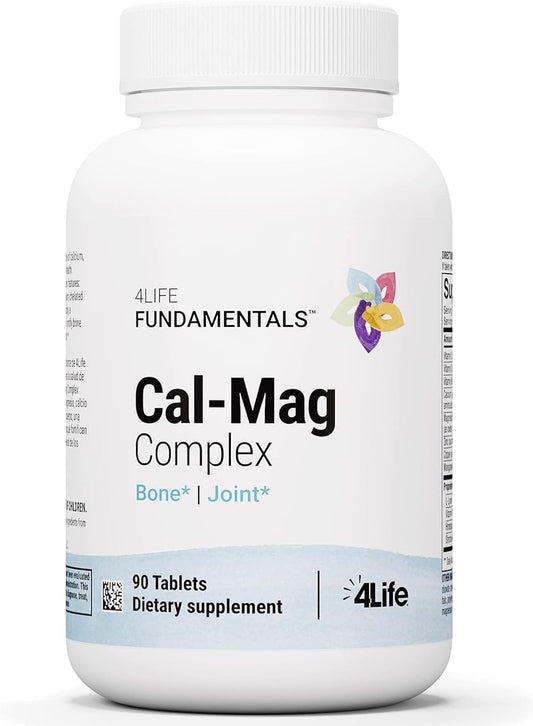 High-Quality Cal-Mag Complex Supplement - 90 Tablets with Calcium, Magnesium, Vitamin D, and K