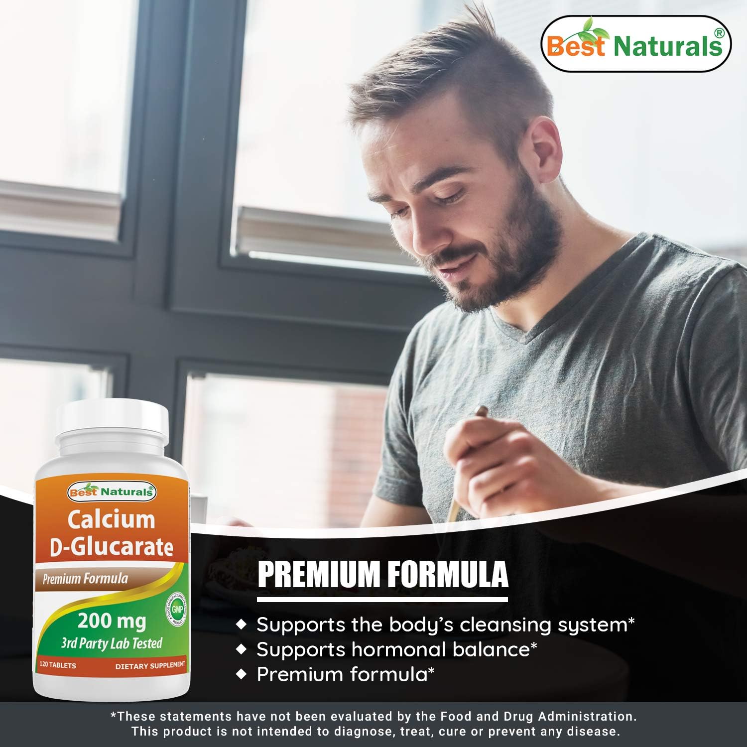 High-Quality Calcium D-Glucarate and TUDCA Supplement for Liver Support - 200 mg & 250mg Tablets