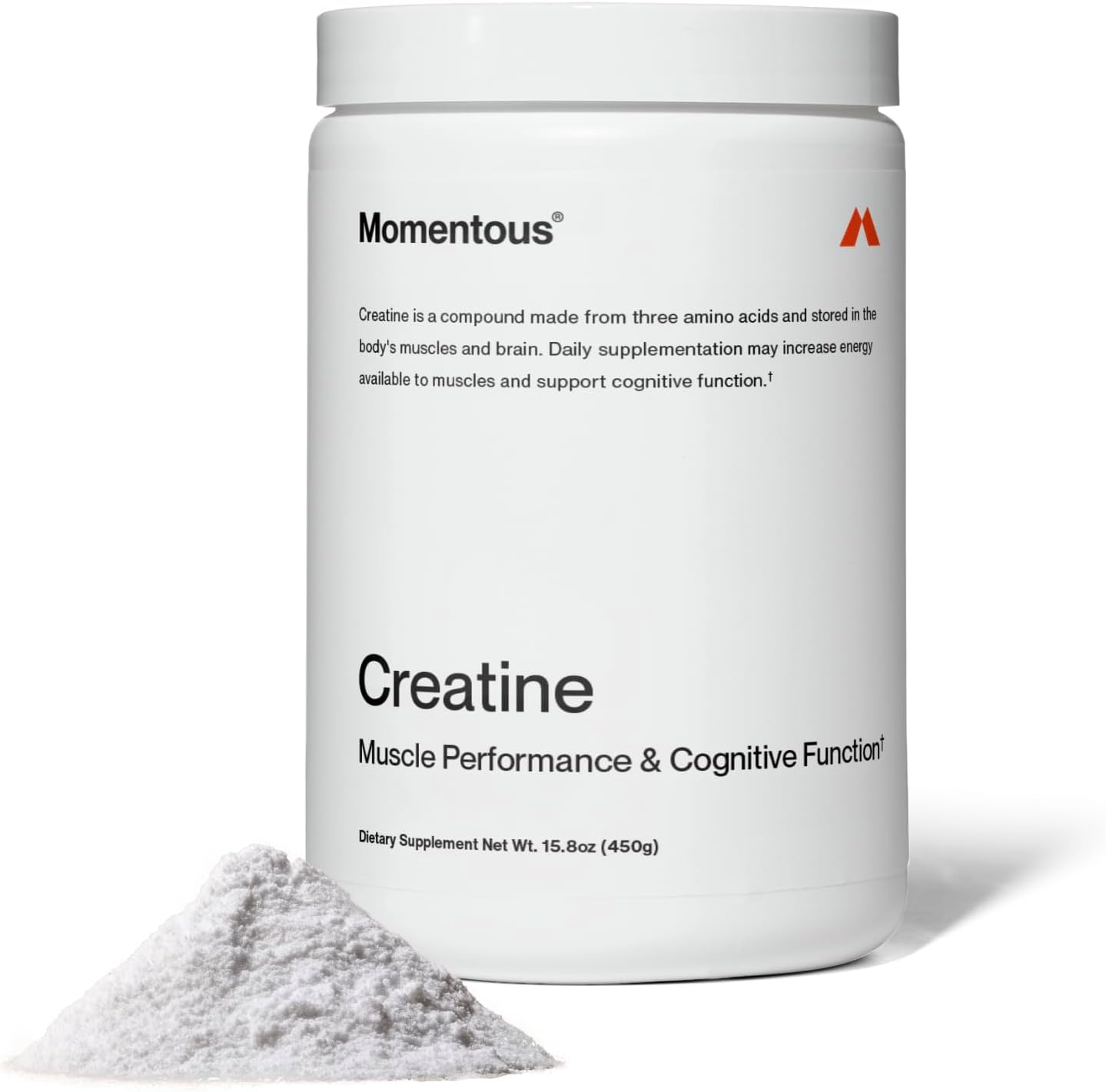 High-Quality Creapure Creatine Monohydrate Powder for Strength, Lean Muscle, & Recovery - 5g per Serving, 90 Servings - Ideal for Men & Women