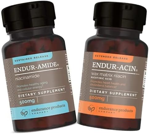 High-Quality Endurance Niacinamide B3 & NAD+ Supplement Bundle - 500mg, 200 Tablets, Extended Release Formula
