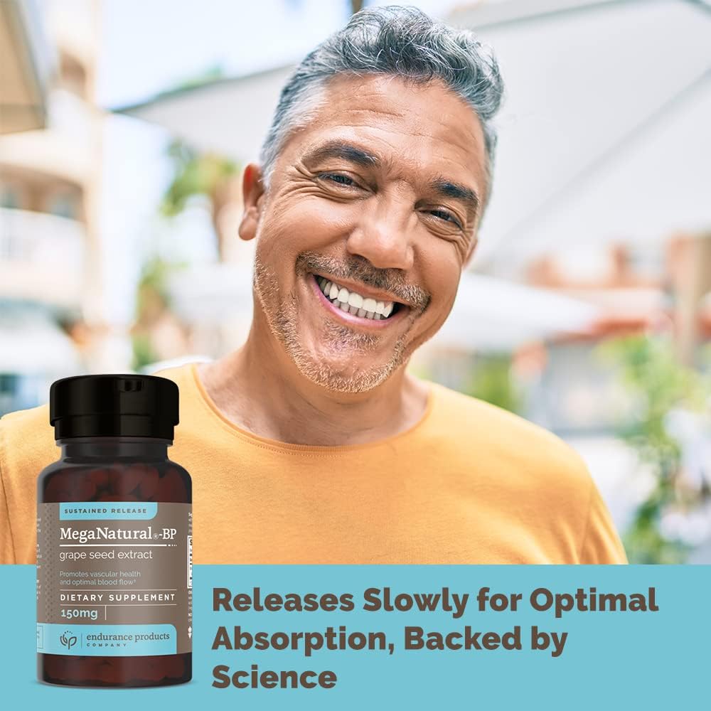 High-Quality Endurance Products: Grape Seed Extract & Extended-Release Niacin - 320 Tablets for Heart Health & Energy Boost