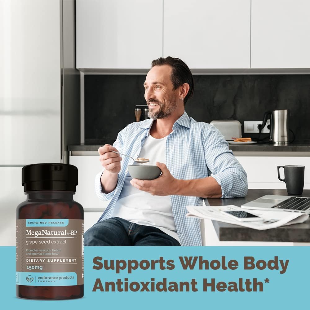 High-Quality Endurance Products: Grape Seed Extract & Extended-Release Niacin - 320 Tablets for Heart Health & Energy Boost