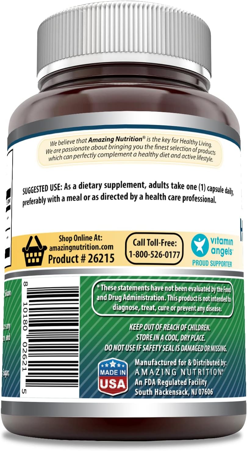 High-Quality Hyaluronic Acid & MSM Supplement | 500mg | 120 Capsules | Non-GMO | Gluten-Free | USA-Made