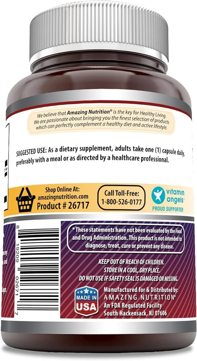 High-Quality Inositol 500 Mg Capsules | 100 Count | Non-GMO & Gluten Free | Made in USA | Pack of 3