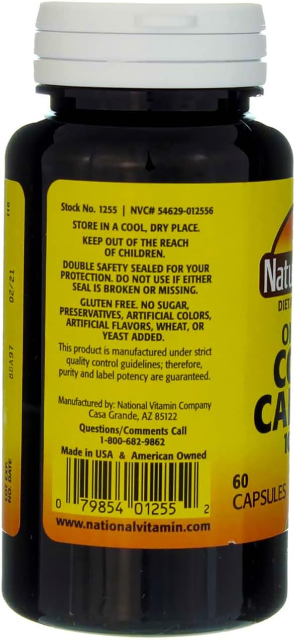 High Quality Nature's Blend Okinawa Coral Calcium Capsules - 1,000 mg - 60 Count