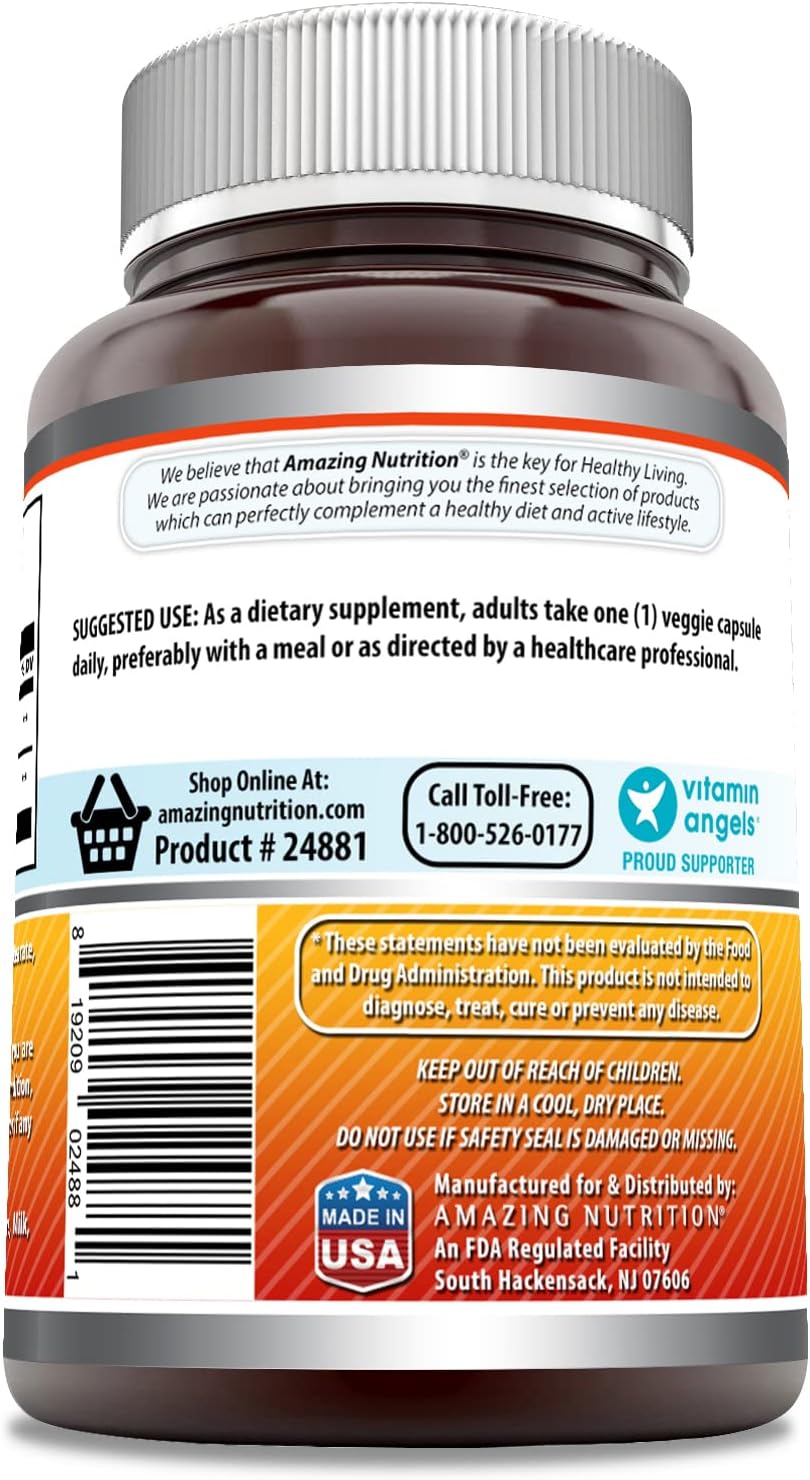 High Quality Quercetin Berberine Supplement - 250mg Each, 180 Veggie Capsules, Non-GMO, Gluten Free, Made in USA, Vegetarian Friendly