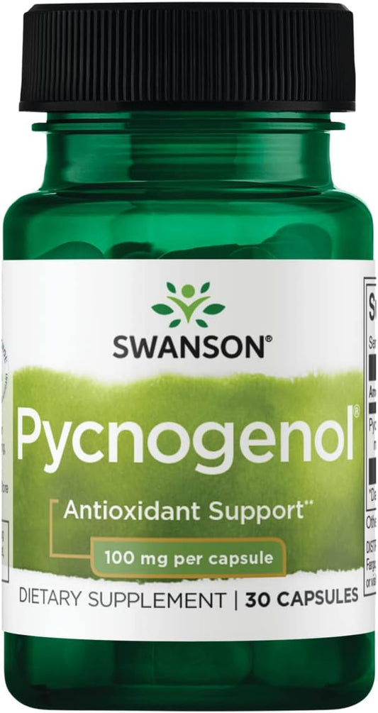 High-Quality Swanson Pycnogenol 100mg Capsules - 30 Count