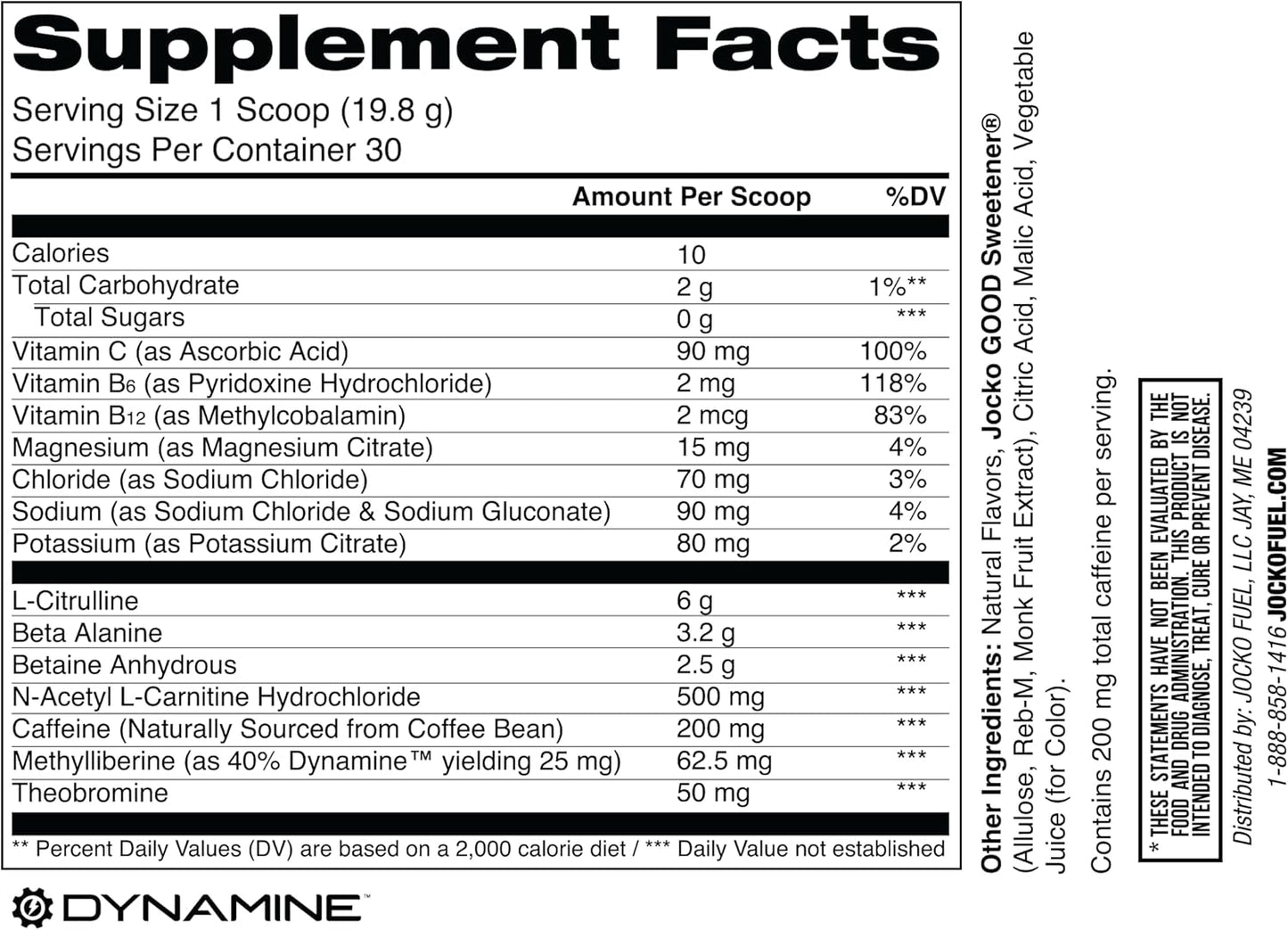 High Stim Sugar-Free Nootropic Pre-Workout Powder Drink - Boost Muscle Pump, Energy & Recovery - 200mg Caffeine Fruit Punch Flavor - Men & Women's Fitness