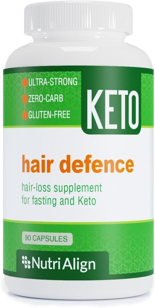 High Strength Biotin Complex for Hair Growth - 90 Capsules with Vitamin A, Folic Acid, and Calcium - Ideal for Keto and Fasting