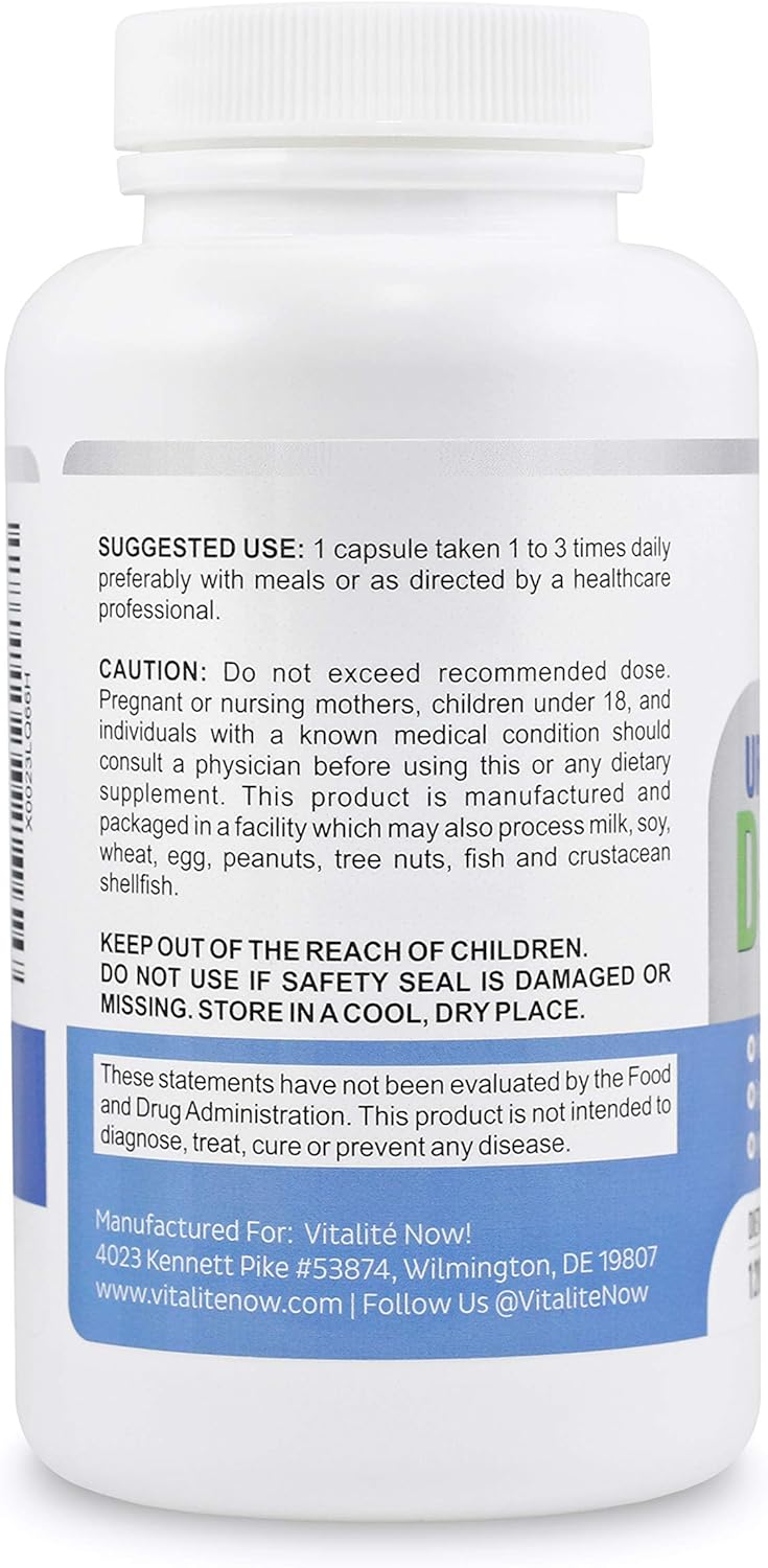 High Strength D-Mannose and Cranberry Extract Pills for Urinary Tract and UTI Support - Immune System Boost - 700mg - Non-GMO - 120 Capsules