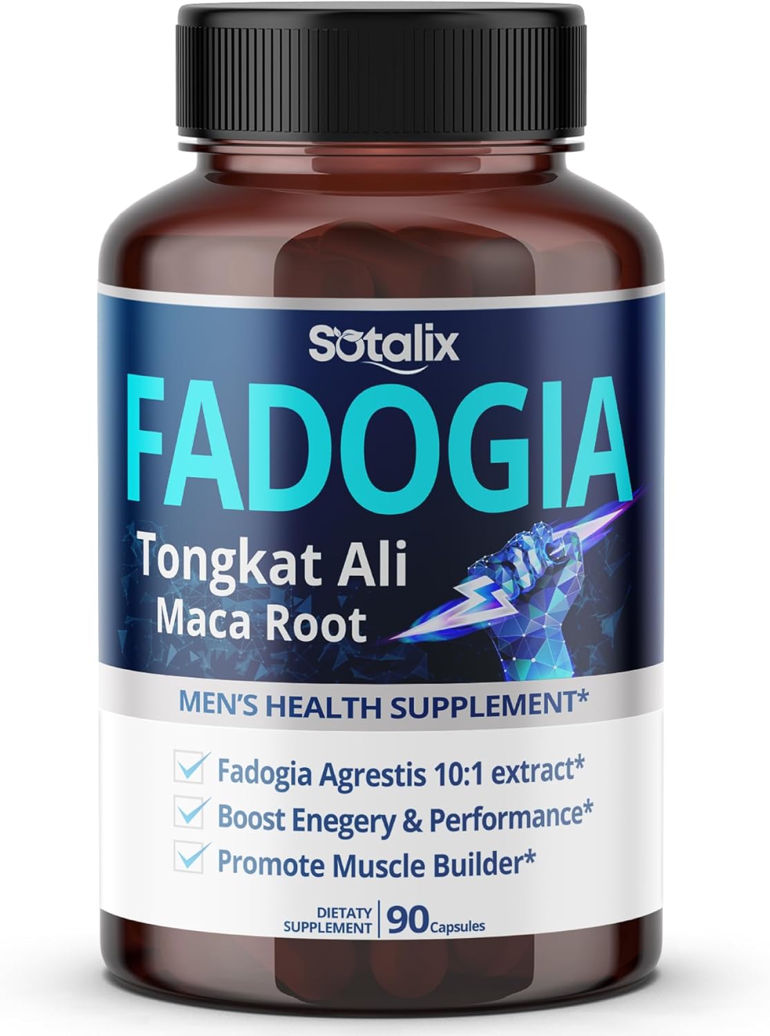 High Strength Fadogia Agrestis Capsules with Maca Root Extract - Immune and Energy Support Supplement - 8920mg Concentrated Formula - 150 Count