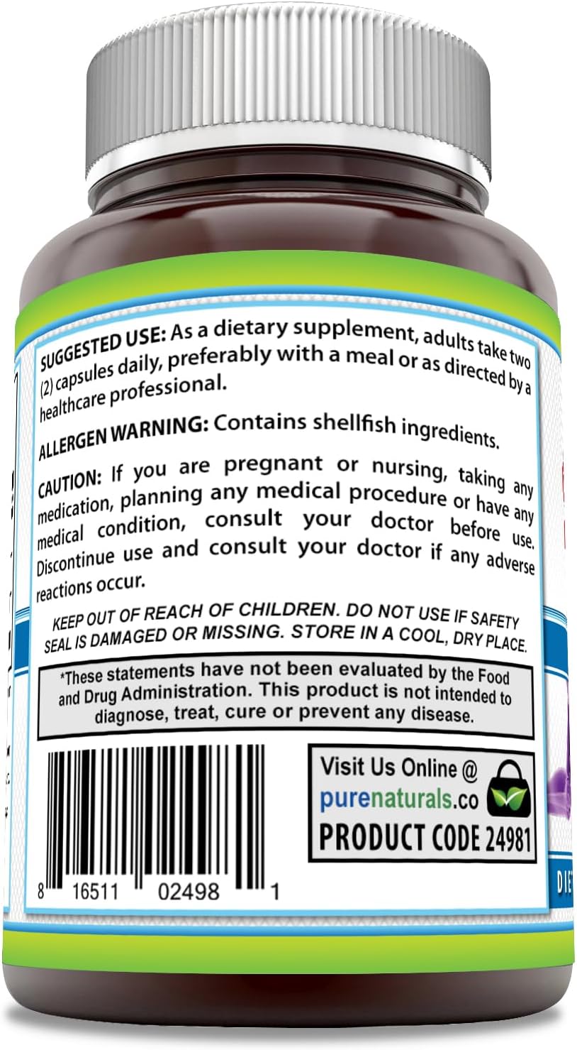 High Strength Glucosamine Chondroitin & MSM Capsules | 1850 Mg per Serving | 120 Count | Non-GMO, Gluten-Free | USA Made
