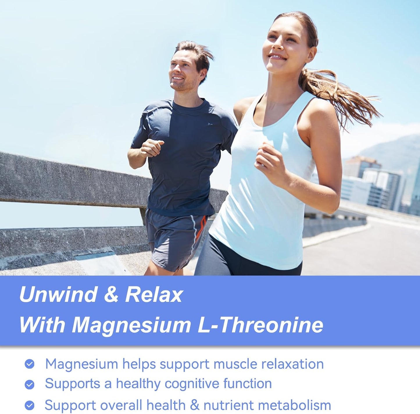 High Strength Magnesium L-Threonine Supplement - 2000mg, 120 Capsules by EAZGOO