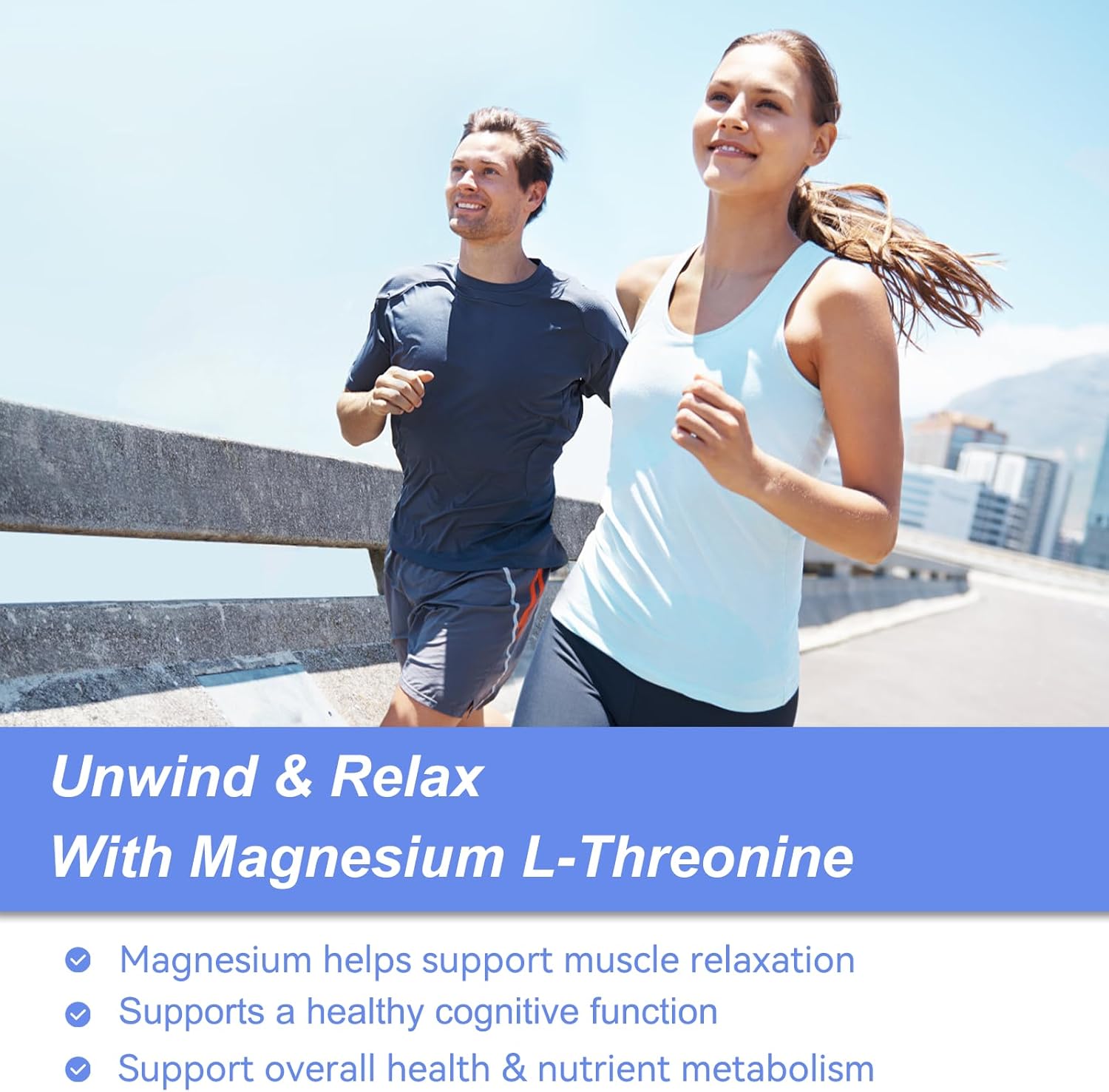 High Strength Magnesium L-Threonine Supplement - 2000mg, 120 Capsules by EAZGOO